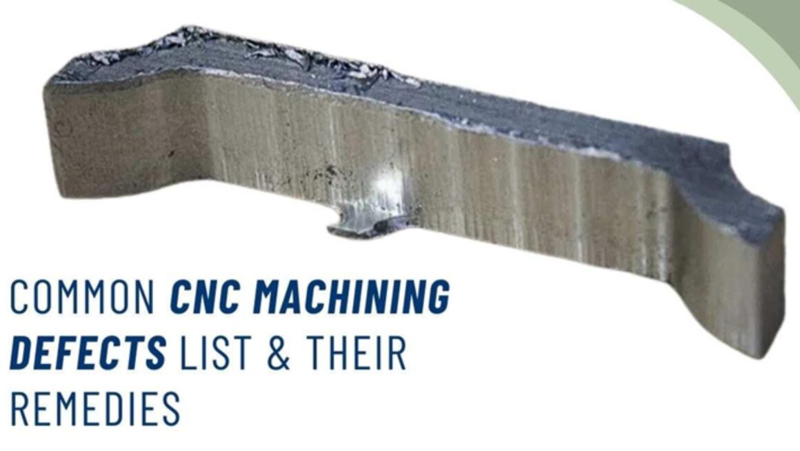 Common cnc machining defects list their remedies