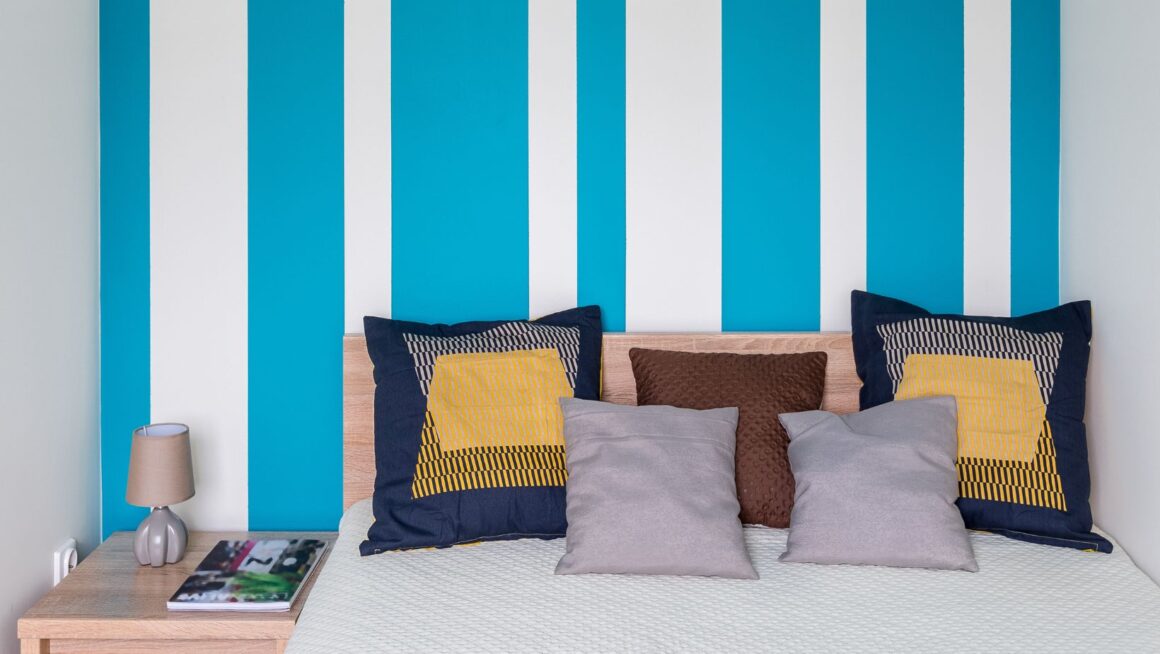 Why everyones talking about stripe drenching in interiors