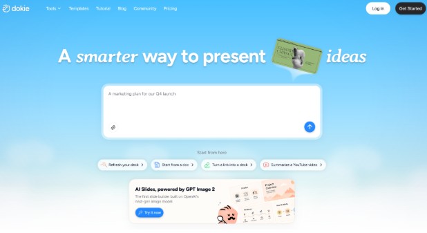 Dokie AI Review: A Smarter Way to Create Visual PPTs With GPT Image 2