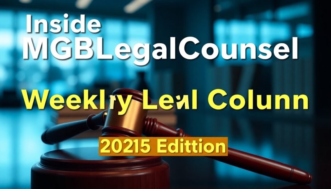 mgblegalcounsel weekly column at mygreenbucks