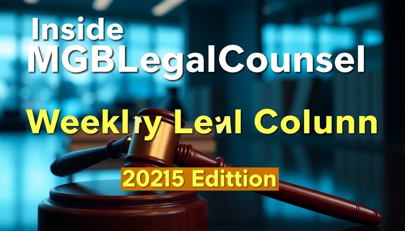 mgblegalcounsel weekly column at mygreenbucks
